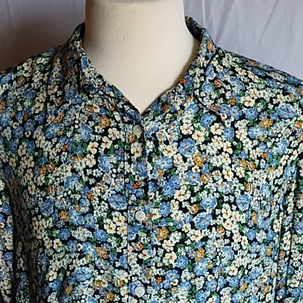 Zara floral top size S - Picture 2 of 5